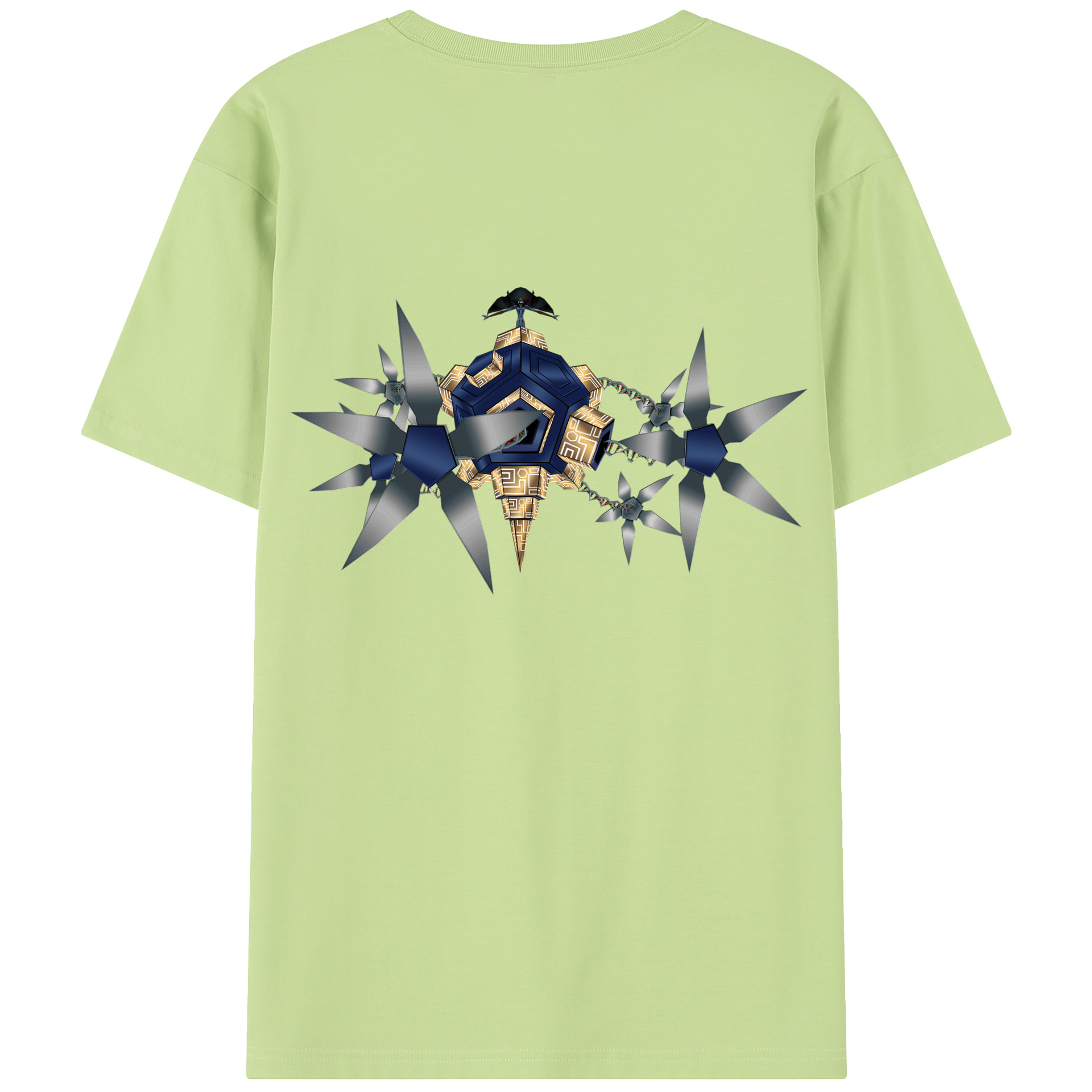 （画像用） Digimon デジタルモンスター/デジモン 綿100％半袖Tシャツ（背面プリント）